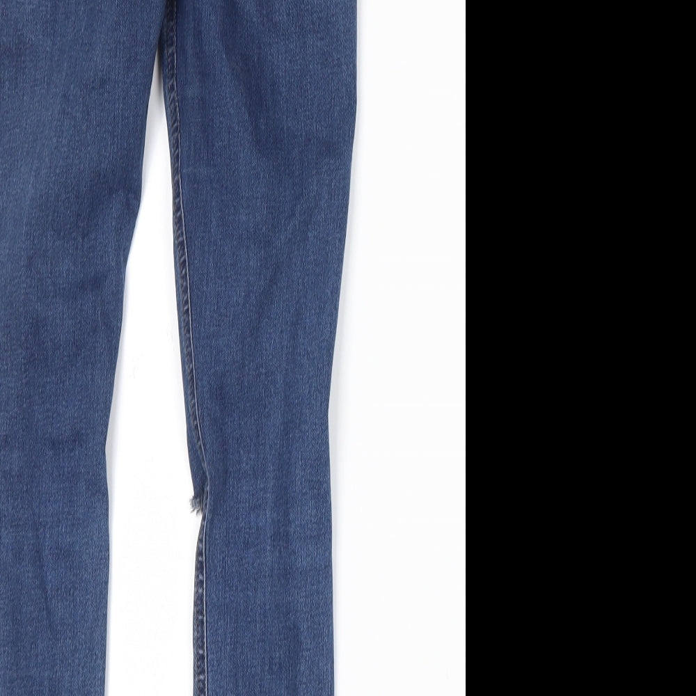 Topshop Mens Blue Denim Straight Jeans Size 26 in L31 in
