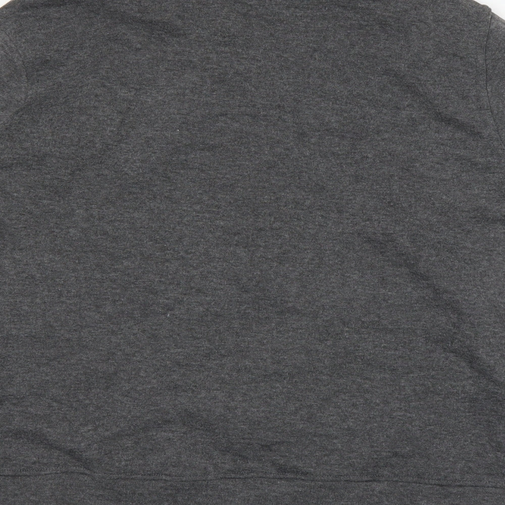 Brand and care label for Preworn women’s grey jacket, size XL