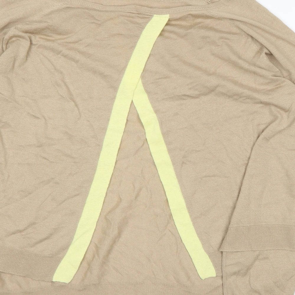 Zara Womens Brown Basic T-Shirt Size S