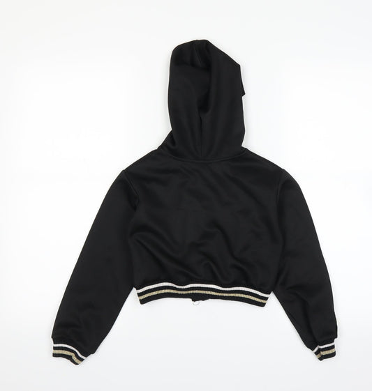 Active Girls Black Jacket Size 7-8 Years