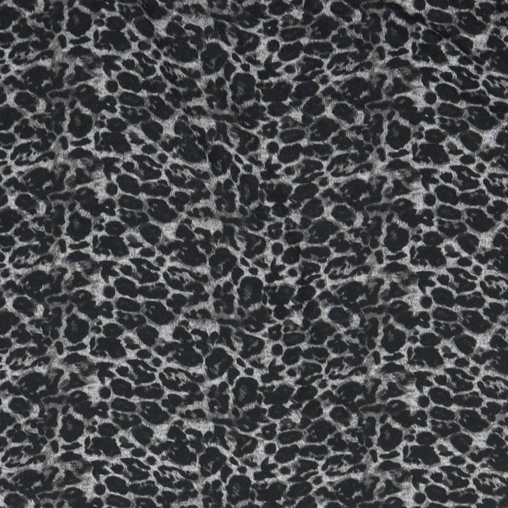 Brand and care label for George women’s black animal print pullover sweatshirt, size UK 16