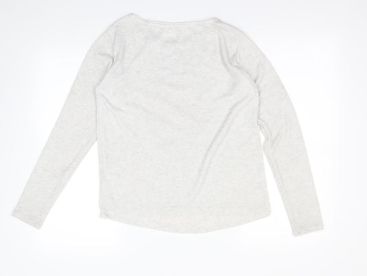H&M Girls Grey Pullover Sweatshirt Size 12-13 Years