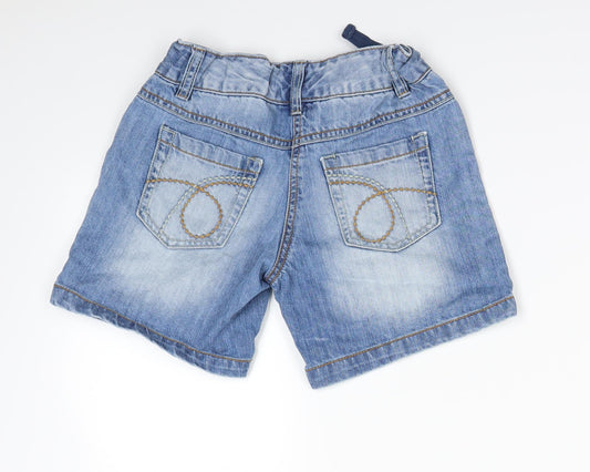 NEXT Girls Blue Mom Shorts Size 7 Years