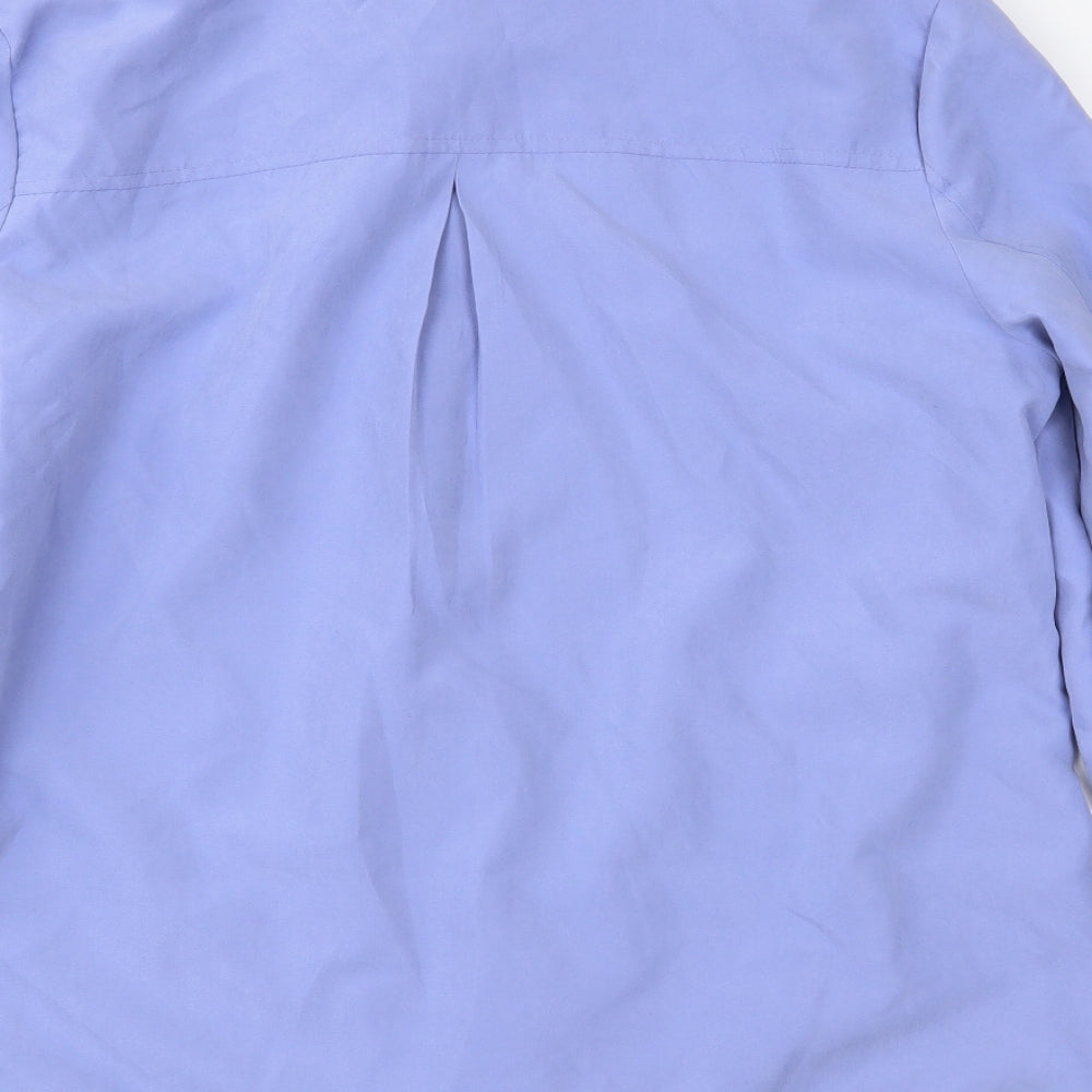 Preworn Womens Blue Jacket Coat Size 14