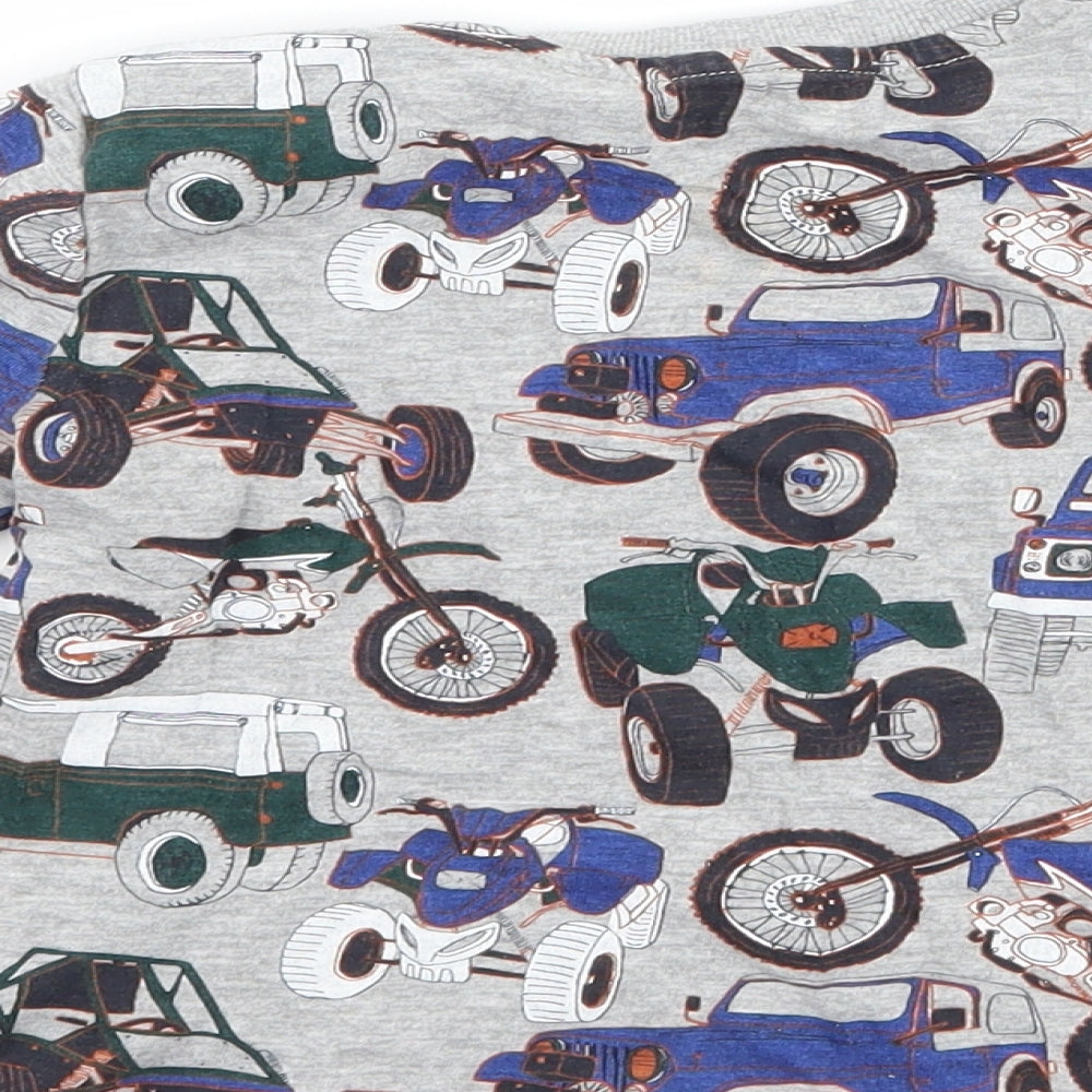 F&F Boys Grey Basic T-Shirt Size 2-3 Years - cars