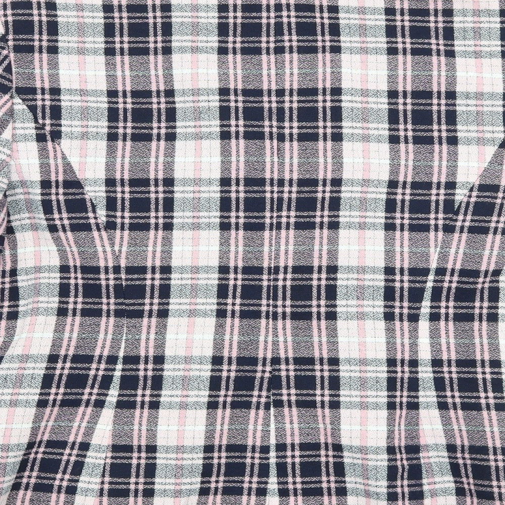 Spice Womens Pink Check Jacket Suit Jacket Size 10