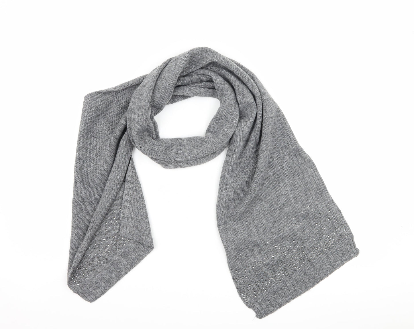 Preworn Womens Grey Scarf