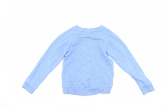 Gap Girls Blue Pullover Sweatshirt Size 5 Years