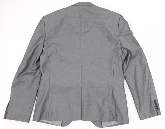 George Mens Grey Jacket Suit Jacket Size 42
