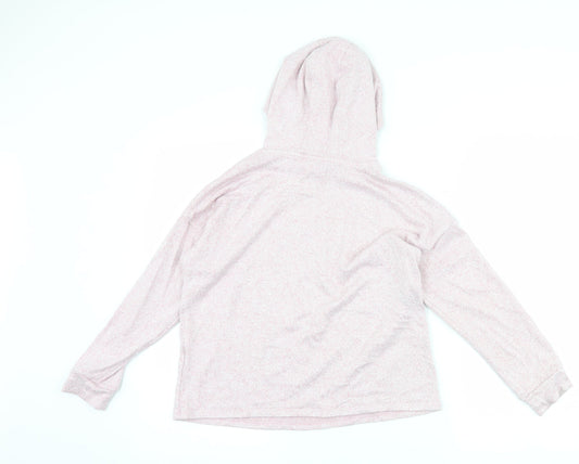 Marks and Spencer Girls Pink Pullover Hoodie Size 11-12 Years