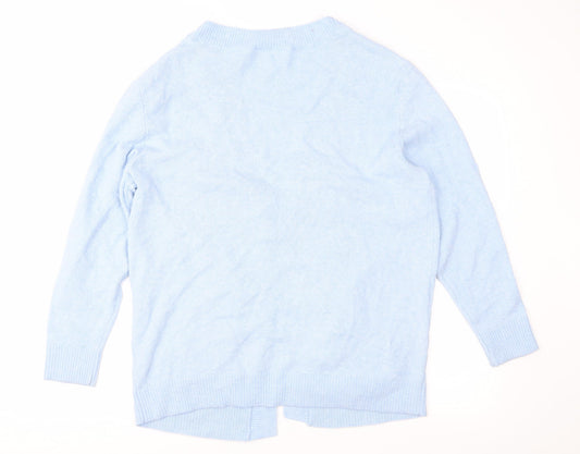 Body Flirt Womens Blue Knit Cardigan Jumper Size S