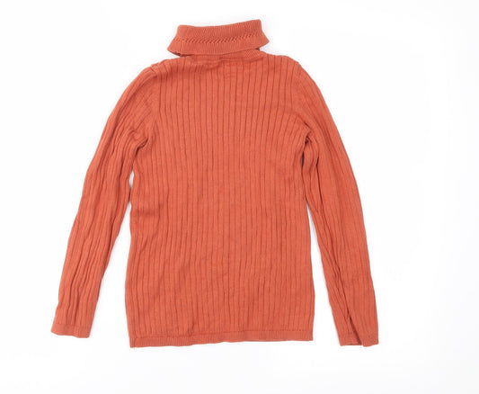 George Girls Brown Knit Pullover Jumper Size 10-11 Years