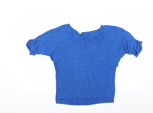 Monsoon Womens Blue Pullover Jumper Size S