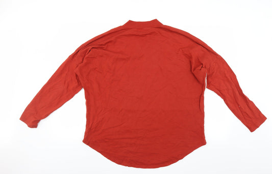 Select Womens Brown Pullover Sweatshirt Size 16 - rust coloured