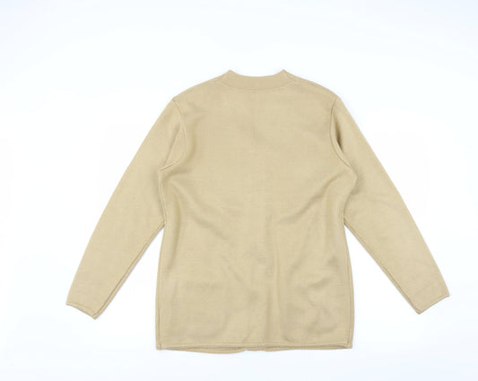 Roman Originals Womens Beige Cardigan Jumper Size S