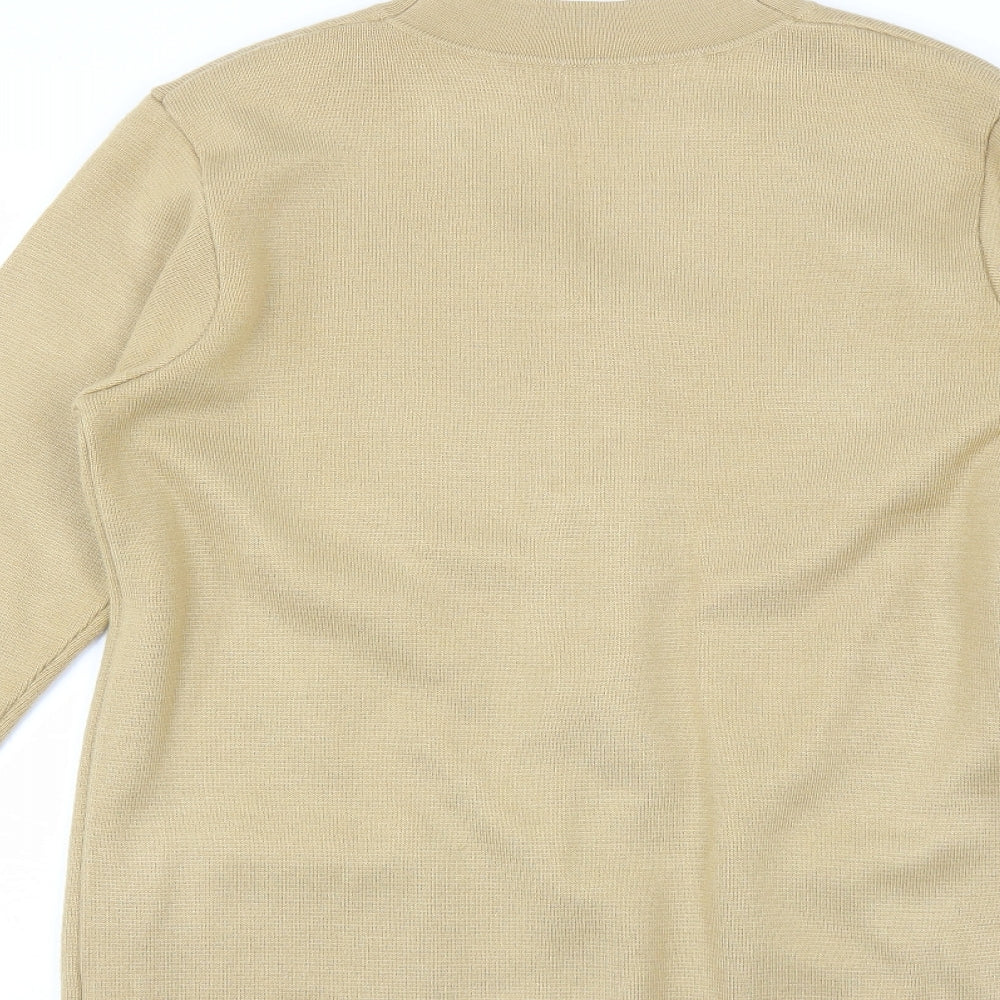 Roman Originals Womens Beige Cardigan Jumper Size S