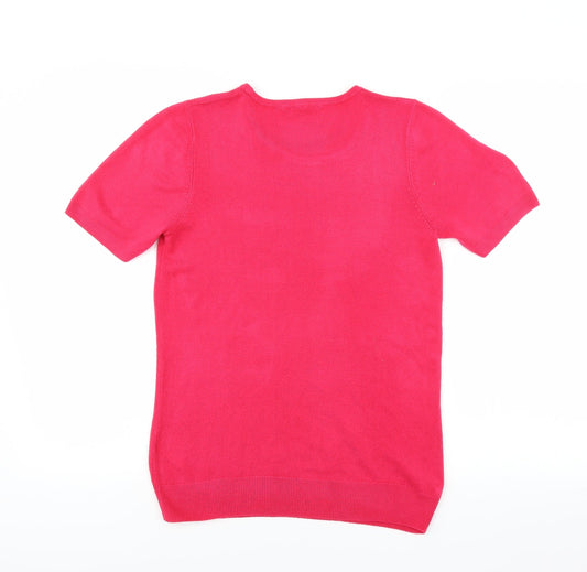 Le Bon Marché Womens Pink Pullover Jumper Size 8