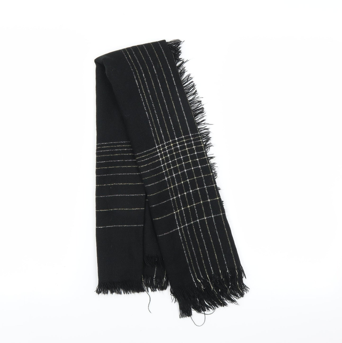 Preworn Womens Black Scarf
