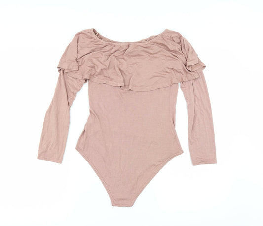 Select Womens Pink Bodysuit One-Piece Size 10