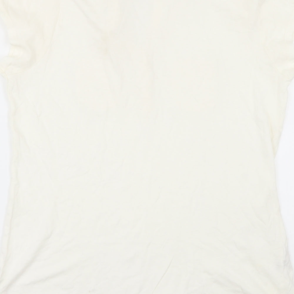 Papaya Womens Ivory Basic Polo Size 16