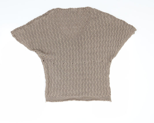 west one Womens Brown Pullover Jumper Size 8