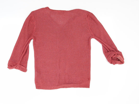 Papaya Womens Red Pullover Jumper Size 12