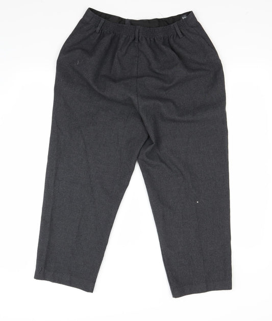 Preworn Boys Grey Dress Pants Trousers Size XL