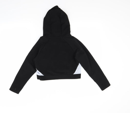 Young Dimension Girls Black Pullover Hoodie Size 7-8 Years