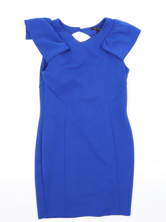 River Island Womens Blue A-Line Size 8