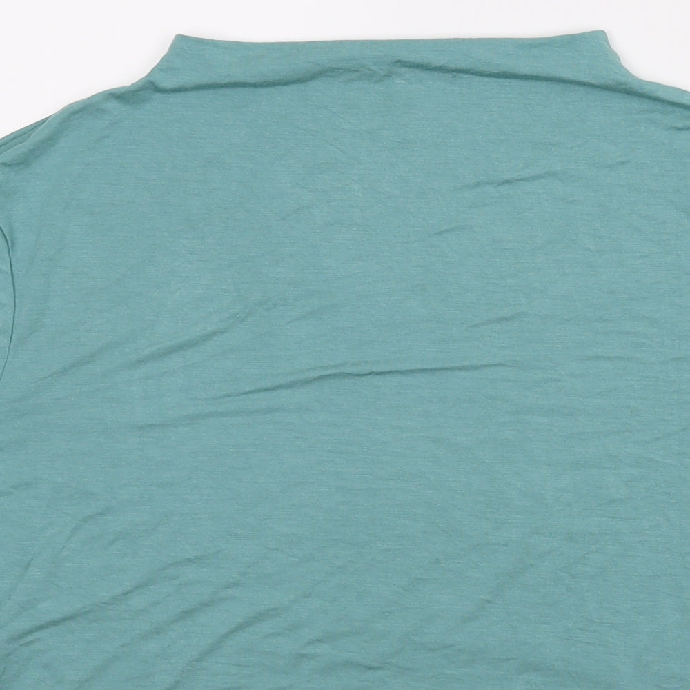 Shien Womens Green Cropped T-Shirt Size M