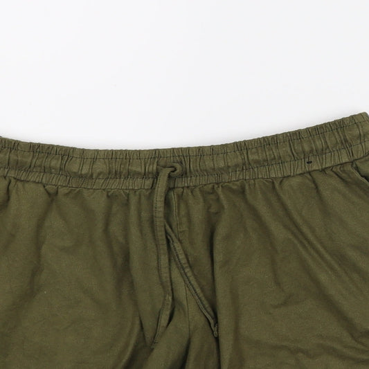 Atmosphere Womens Green Paperbag Shorts Size 10