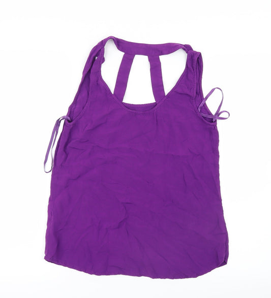 New Look Womens Purple Basic Tank Size 8