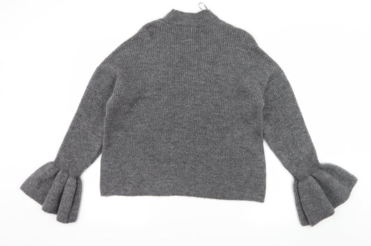 Marks and Spencer Womens Grey Knit Pullover Jumper Size M