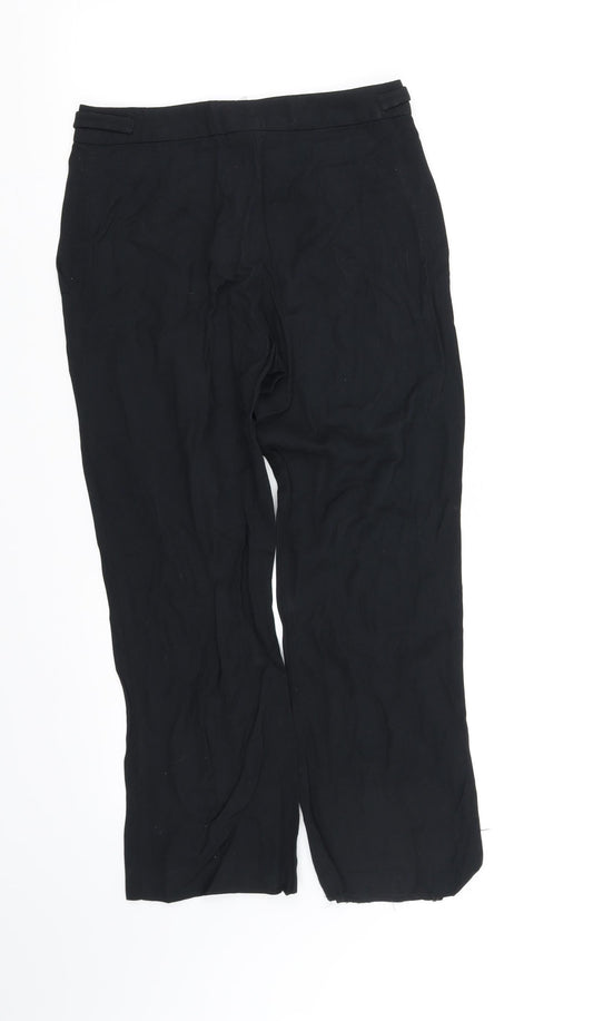 pre worn Womens Black Straight Jeans Size 10 L20 in