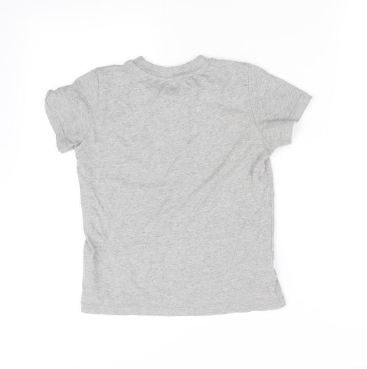 pre worn Boys Grey Basic Polo Size 7-8 Years