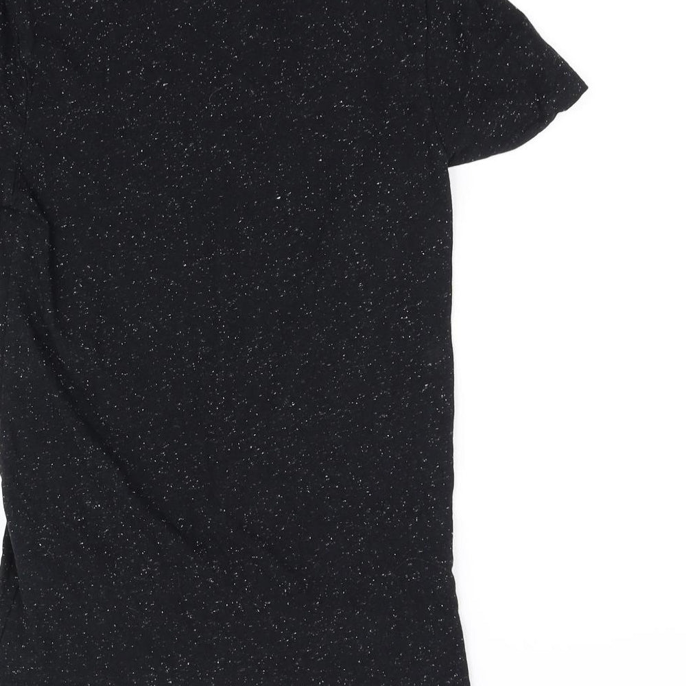 Brand and care label for Star Wars women’s black basic t-shirt, size XS