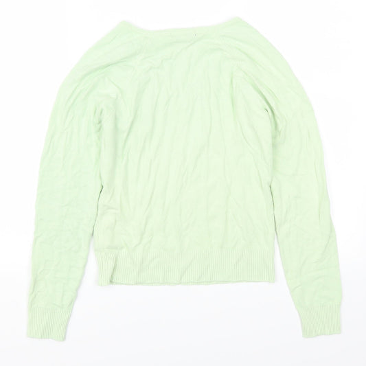 H&M Womens Green Pullover Jumper Size S