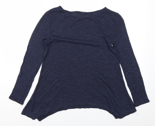 New Look Womens Blue Basic T-Shirt Size 10