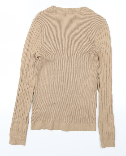 New Look Womens Beige Pullover Jumper Size 14