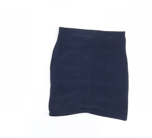 Missguided Womens Blue Mini Skirt Size 6