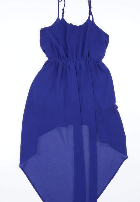 FOREVER 21 Womens Blue A-Line Size S
