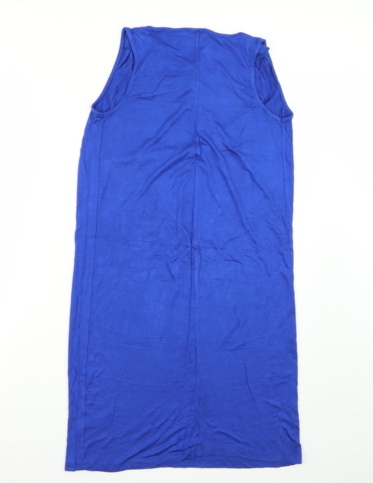 R Womens Blue A-Line Size 10