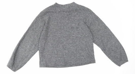 Zara Womens Grey Pullover Jumper Size S