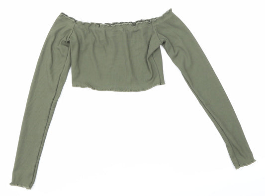 Prague Girls Green Basic Tank Size 6 Years