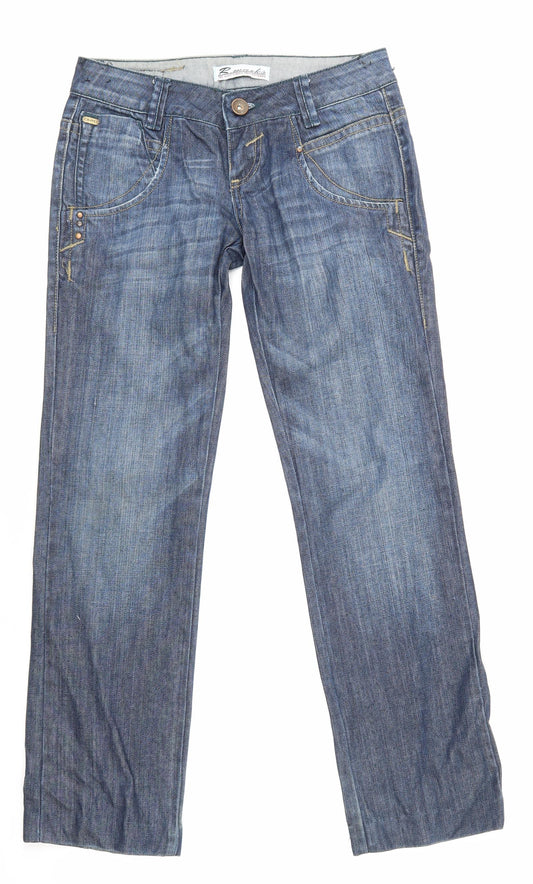 rm Mens Blue Denim Straight Jeans Size 27 in L34 in