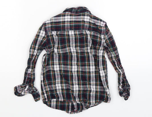 Rebel Boys Multicoloured Check Basic Button-Up Size 4-5 Years