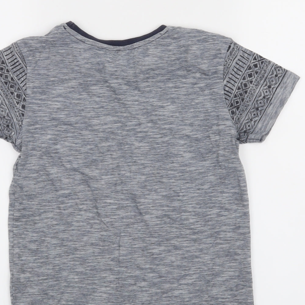 George Boys Grey Basic T-Shirt Size 8-9 Years