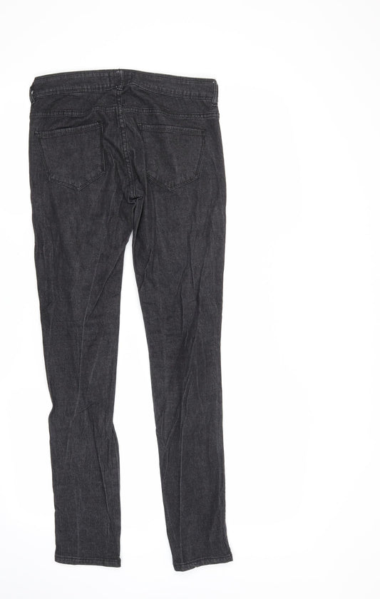BSK Womens Black Straight Jeans Size 8 L29.5 in