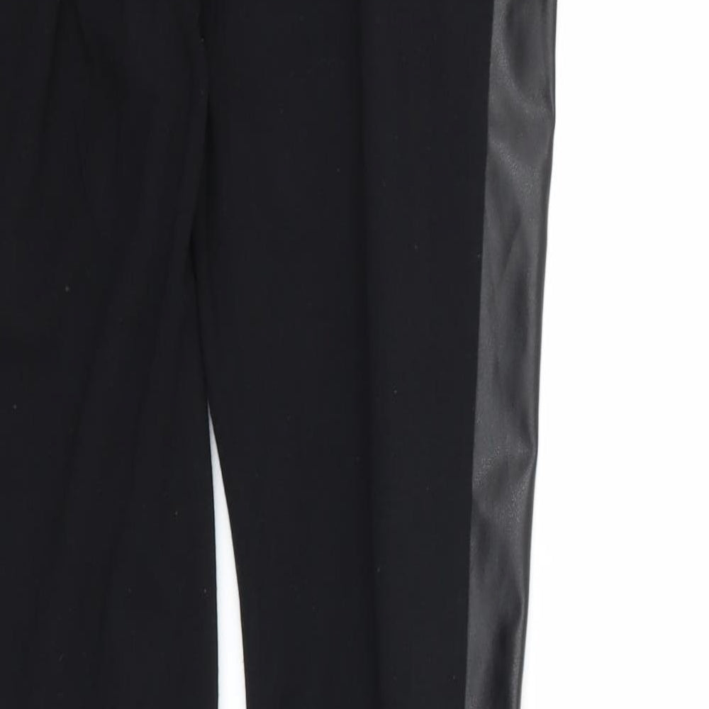 Brand and care label for Parsian Collection women’s black trousers, size UK 12, 28-inch leg
