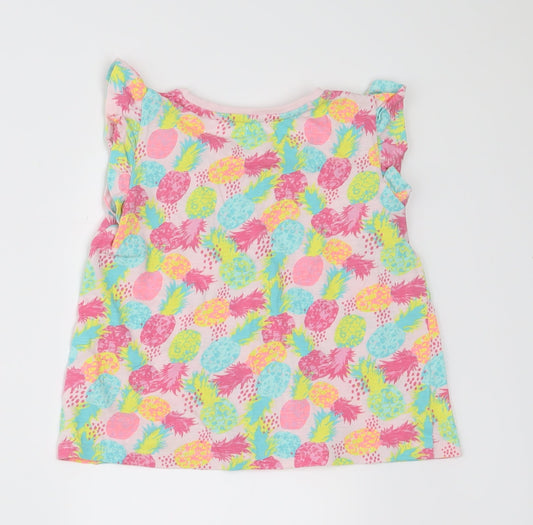 I LOVE MY TEE Girls Pink Basic T-Shirt Size 3-4 Years